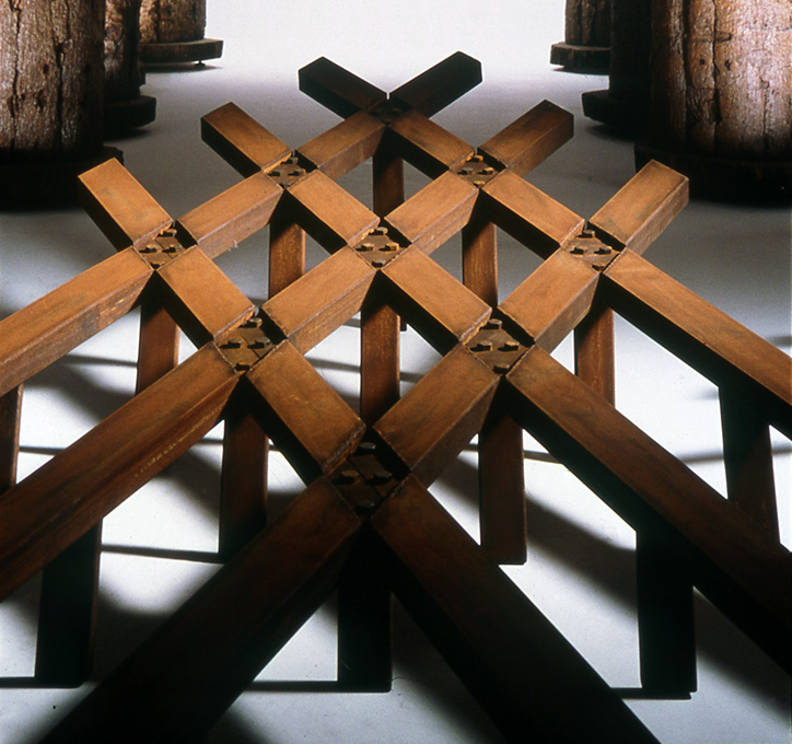 Acero Oxidado, 41 x 186 x 434 cm
