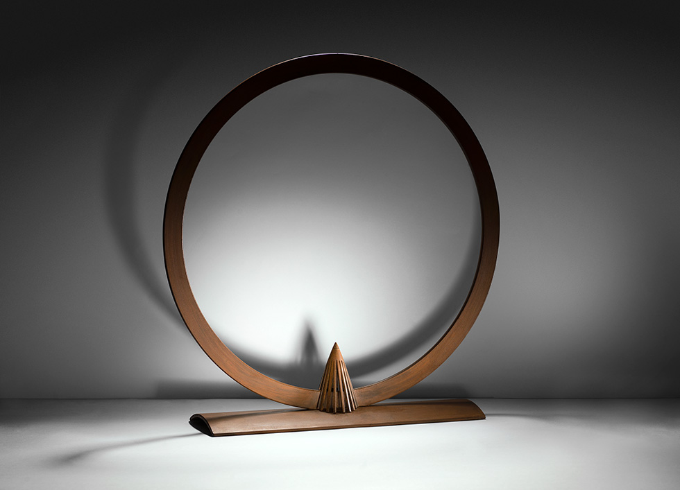 Acero Oxidado con Patina – Serie / 10, 47 x 45 x 11